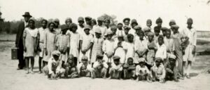 Students who attended the African American school in Portageville, MO